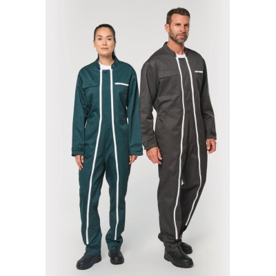 Overall with double zip